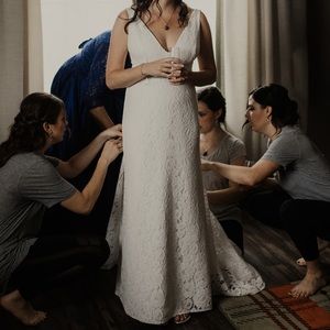 Sarah Seven Custom Lane Wedding Gown